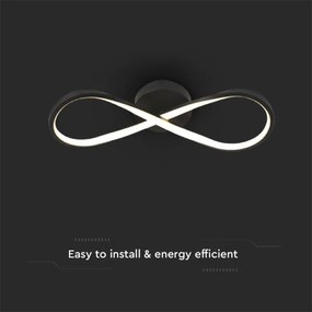 LED Mennyezeti lámpa LED/24W/230V 3000K fekete