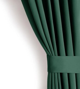 Sötétzöld sötétítő termo függöny 140x270 cm Pleat – Restilo