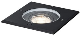 Kültéri talajszpotlámpa fekete négyzet alakú állítható IP65 - Delux