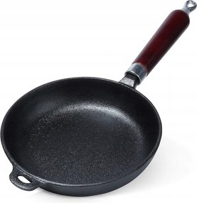 Hagyományos Öntöttvas Serpenyő Indukciós És Gáz Sütéshez Kerek 20 CM