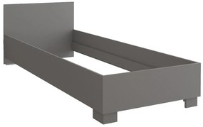 Egyszemélyes ágy 90 cm Oleg II (fehér + szürke). 1071611