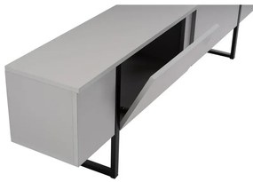 TV szekrény Serenity - Grey, Fekete