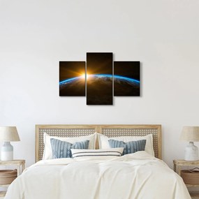 A Föld bolygó képe az űrből (90x60 cm)
