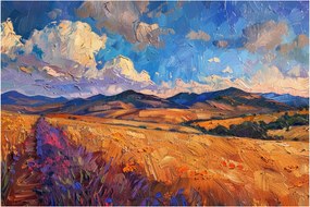 Kép - Olajfestmény tájkép (90x60 cm)