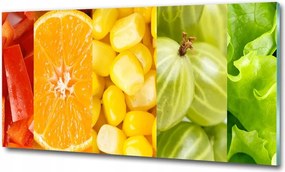 Fotótapéta üvegfalra Málna és bogyók 125x50