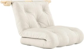 Natúr színű len fotel Hooked – Karup Design