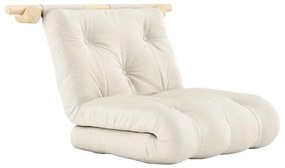 Natúr színű len fotel Hooked – Karup Design