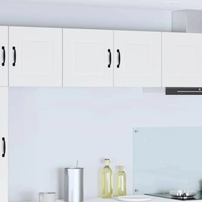 Fali konyhaszekrény polcokkal Fehér 80 x 31 x 40 cm Faanyag