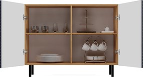 MIX Kama 2 komód, tölgy-kék