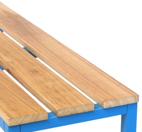 Öltöző pad 100 x 35 x 45 cm, kék - RAL 5012