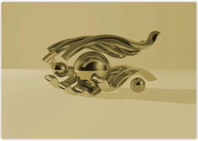 Poszterek 100x70 Szépia gömbök