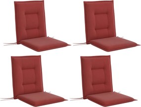 Outsunny 4 Darabos Ülőpárna Szett 108 x 50 x 5 cm Székpárnák Pántokkal, Kültéri Belső Ülőpad, Ülőpárna, Padpárna Kerti Bútorhoz, Étkező Székhez, Burgu