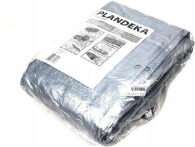 Ponyva Erős 4x5m (ezüst) súly 110g/m2 PLAND4X5-MS