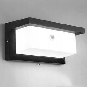 Kültéri Led Fali Lámpa 18W Bejárati Ajtó Fölé mozgásérzékelővel