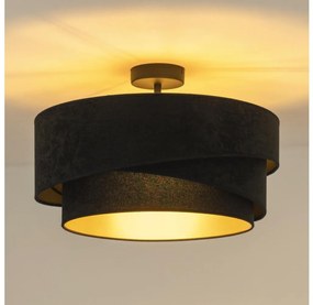 Duolla - Felületre szerelhető csillár KOBO 1xE27/15W/230V átm. 45 cm fekete