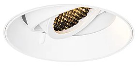 Modern beépíthető spotlámpa fehér GU10 kerek keret nélküli - Oneon Honey