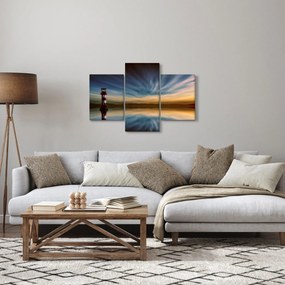 Világítótorony a tengeren (90x60 cm)