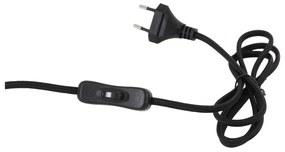 Fekete asztali lámpa (magasság 50,5 cm) Rakel – Light &amp; Living