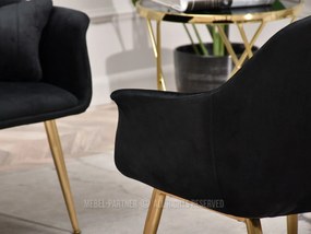 Fotel Osmol F (fekete + arany). 1110360