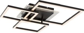 RÁBALUX 71371 OTTAVIA Modern LED Mennyezeti Lámpa Fekete IP20
