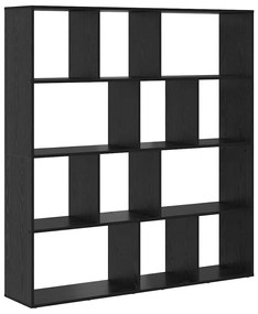 Könyvespolc Musta tammi 132 x 29 x 141.5 cm Faanyag