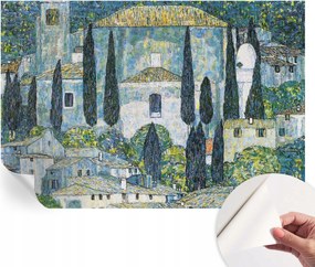 Modern öntapadós fotótapéta Mosható ciprus házak 152x104 cm