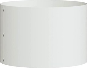 vidaXL Ültető gyűrű Fehér 30 x 30 x 20 cm Hidegen hengerelt acél