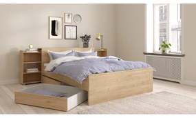 Natúr színű ágy alatti fiók szett 2 db-os 90x190-140x190 cm Naia – Tvilum
