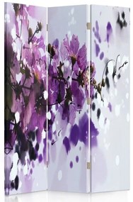 Gario Paraván A lila virágok szépsége Méret: 110 x 170 cm, Kivitelezés: Klasszikus paraván