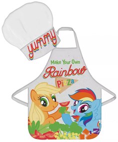 Én kicsi pónim Rainbow Pizza gyerek kötény 2 darabos szett