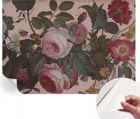 Öntapadós tapéta 3D ragasztóval Virágos elegancia 208x146 cm