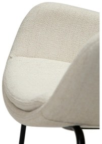 Krémszínű buklé fotel Zimmer – DAN-FORM Denmark