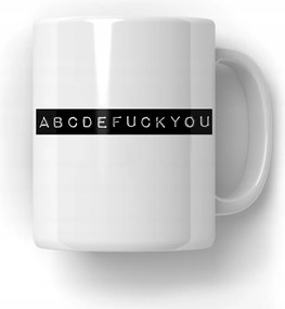 Bögre Abcdefuckyou Vicces Ajándék 18-99 Ajándék