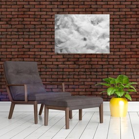 Kép - Színű tollfelhők (70x50 cm)