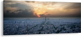 Kép - Párizs magasból (120x50 cm)