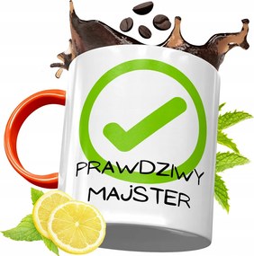 Narancssárga Bögre Építő Szakember Barkácsolónak, fényképes nyomattal