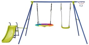 Hintaszett csúszdával