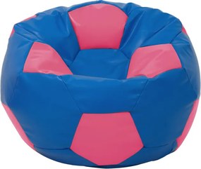 Baby Ball babzsákfotel - műbőr - kék/rózsaszín - 70 liter R