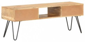 tömör mangófa TV-szekrény 120 x 35 x 45 cm
