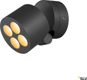 SLV 1007511 CUBE Modern Kültéri Fali Lámpa Antracit LED IP65
