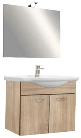 Zeus 85 komplett fürdőszoba bútor Sonoma tölgy