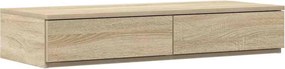 vidaXL Ágyfiókok fiókkal Sonoma tölgy 100 x 36,5 x 16,5 cm Faanyag
