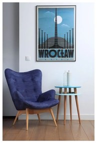 UFO grafitszürke dohányzóasztal, ⌀ 45 cm - Ragaba