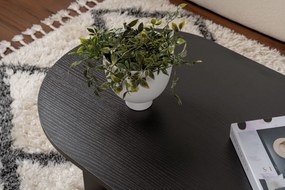 Sable fekete fahatású dohányzóasztal