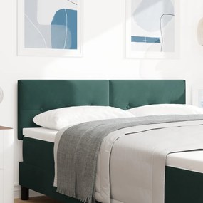 LED Fejtámla Gombos Steppelt Sötétzöld 72 cm Bársony