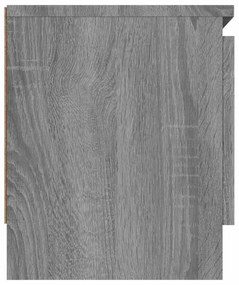 szürke sonoma színű TV-szekrény ajtóval 102 x 30 x 36 cm