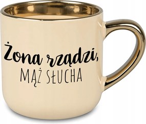Bögre Nagy Krémszínű Feleség Uralkodik Férj Hallgató Ajándék Feleségnek Évfordulóra