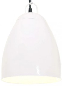 kerek fehér ipari függőlámpa 25 W 32 cm E27