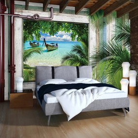 Fotótapéta - Strand, tenger, homok (152,5x104 cm)