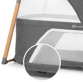 KINDERKRAFT - Utazó kiságy 4in1 SOFI szürke